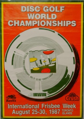1987 World Disc Golf Poster