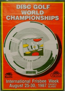 1987 World Disc Golf Poster